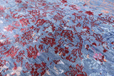 Abstract Modern Hand Knotted Wool & Silk Rug - 9' 1" X 12' 1" - Golden Nile