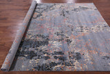 Modern Hand Knotted Wool & Silk Rug - 7' 11" X 10' 1" - Golden Nile