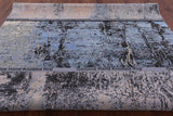 Abstract Contemporary Handmade Wool & Silk Rug - 8' 0" X 10' 0" - Golden Nile