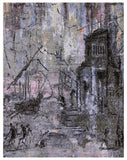 Central Park Design Modern Hand Knotted Wool & Silk Rug - 8' 0" X 10' 1" - Golden Nile