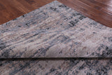 Abstract Contemporary Hand Knotted Wool & Silk Rug - 8' 0" X 10' 3" - Golden Nile