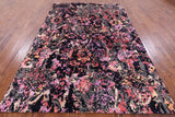 Modern Handmade Wool & Silk Rug - 6' 2" X 9' 1" - Golden Nile