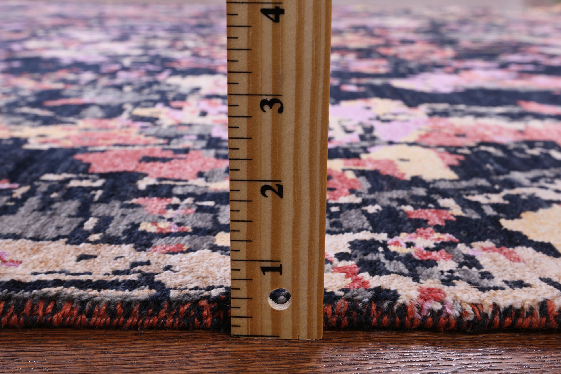 Modern Handmade Wool & Silk Rug - 6' 2" X 9' 1" - Golden Nile