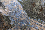 Castle View Design Modern Hand Knotted Wool & Silk Rug - 6' 0" X 9' 2" - Golden Nile
