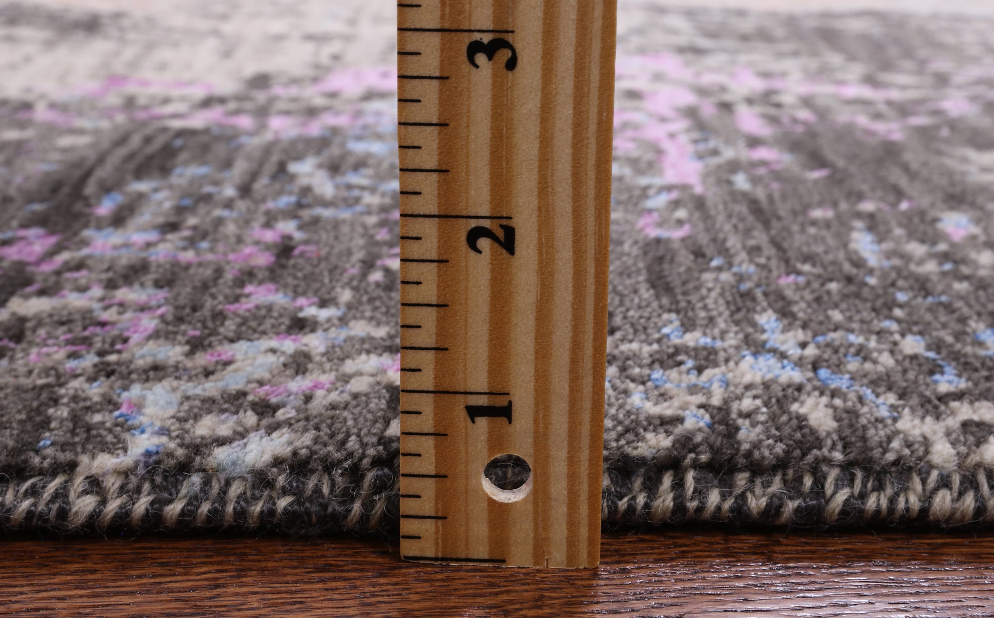 Modern Handmade Wool & Silk Rug - 5' 11" X 9' 2" - Golden Nile