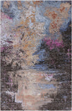 Modern Handmade Wool & Silk Rug - 5' 11" X 9' 2" - Golden Nile