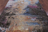Modern Handmade Wool & Silk Rug - 5' 11" X 9' 2" - Golden Nile