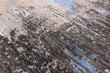Modern Handmade Wool & Silk Rug - 5' 11" X 9' 2" - Golden Nile