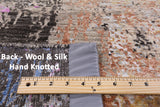 Modern Handmade Wool & Silk Rug - 5' 11" X 9' 2" - Golden Nile