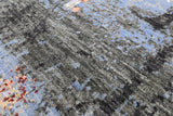 Urban Design Modern Hand Knotted Wool & Silk Rug - 6' 1" X 9' 1" - Golden Nile