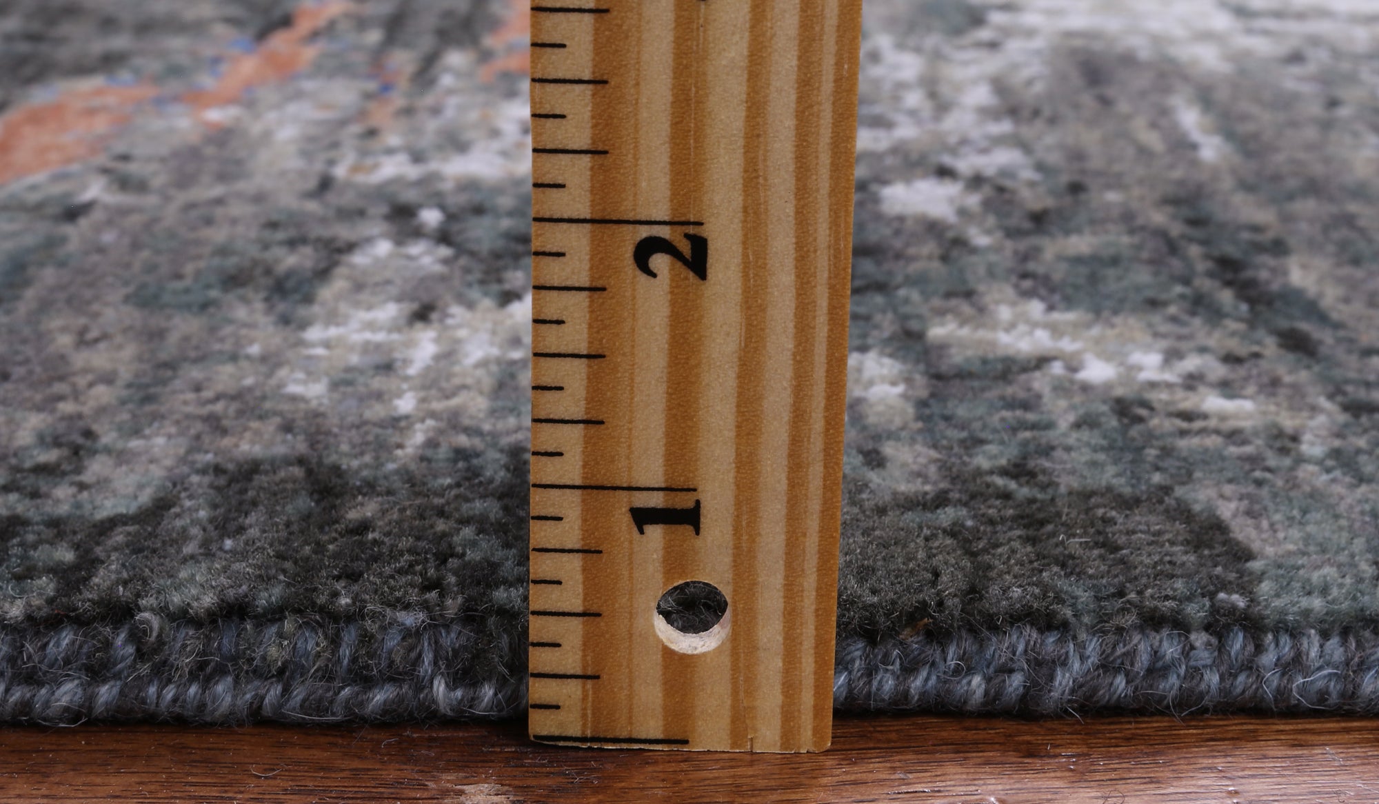Modern Handmade Wool & Silk Rug - 4' 1" X 6' 2" - Golden Nile