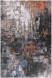 Modern Handmade Wool & Silk Rug - 4' 1" X 6' 2" - Golden Nile