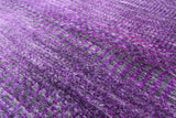 Purple Savannah Grass Handmade Wool & Silk Rug - 10' 1" X 14' 3" - Golden Nile