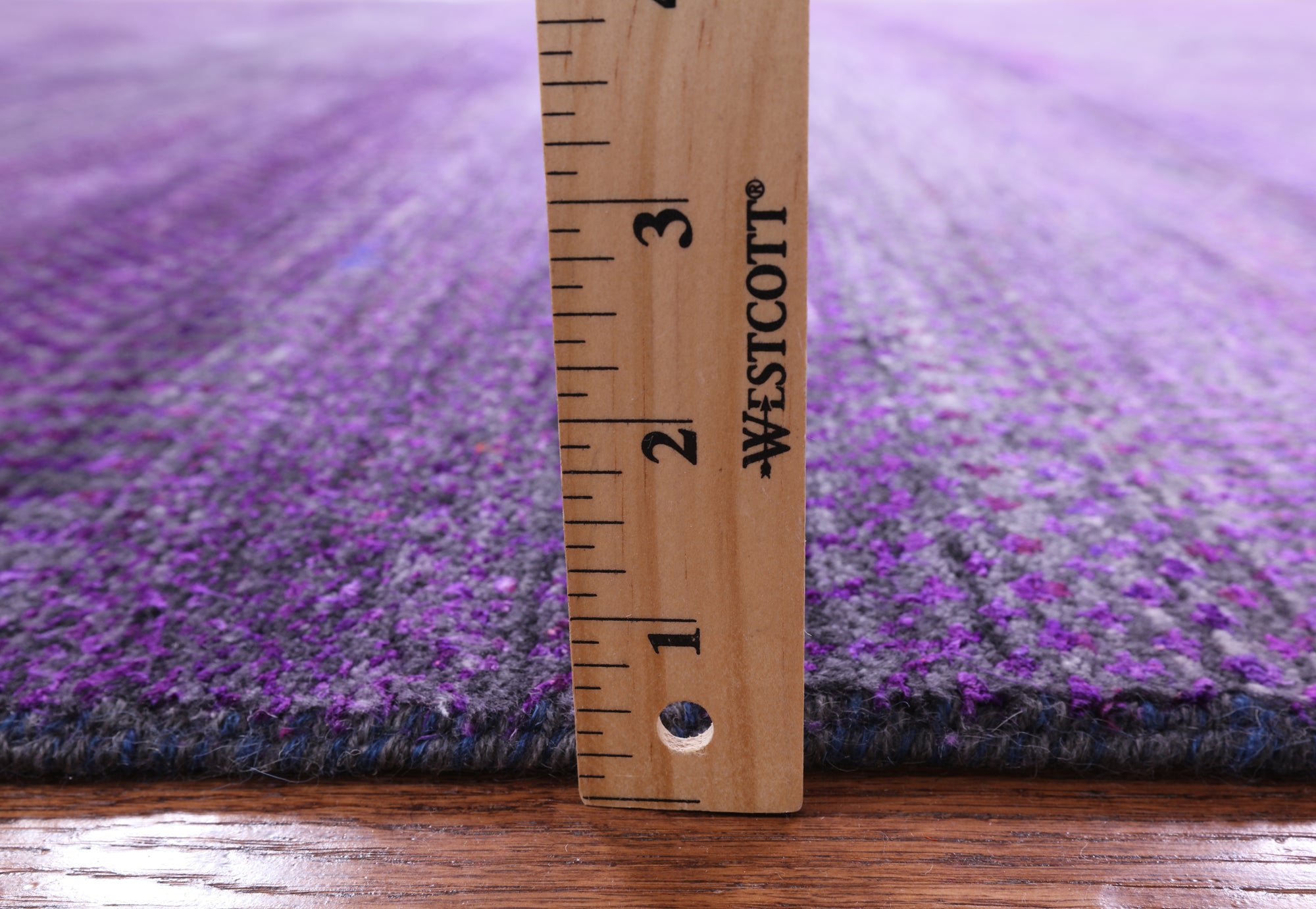Purple Savannah Grass Handmade Wool & Silk Rug - 10' 1" X 14' 3" - Golden Nile