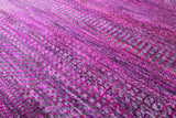 Purple Savannah Grass Hand Knotted Wool & Silk Rug - 8' 11" X 18' 3" - Golden Nile
