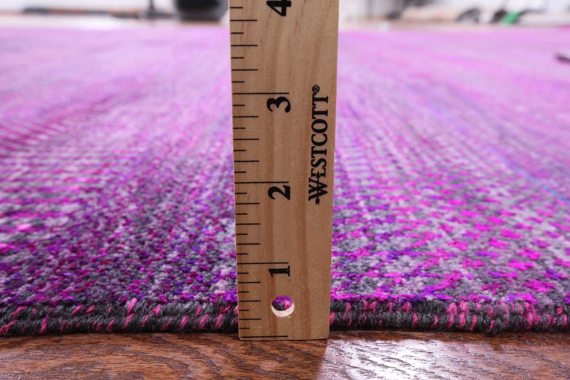 Purple Savannah Grass Hand Knotted Wool & Silk Rug - 8' 11" X 18' 3" - Golden Nile