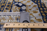 Geometric Persian Mamluk Handmade Wool Rug - 8' 11" X 11' 11" - Golden Nile