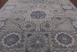 Geometric Persian Mamluk Hand Knotted Wool Rug - 10' 1" X 13' 10" - Golden Nile