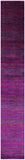 Purple Savannah Grass Hand Knotted Wool & Silk Rug - 2' 7" X 18' 1" - Golden Nile