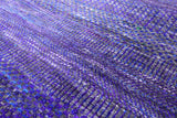 Purple Savannah Grass Hand Knotted Wool & Silk Runner Rug - 2' 6" X 18' 2" - Golden Nile