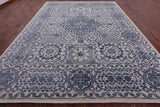 Ivory Geometric Persian Mamluk Hand Knotted Wool Rug - 10' 2" X 14' 0" - Golden Nile
