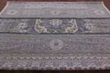 Geometric Persian Mamluk Hand Knotted Wool Rug - 10' 1" X 14' 1" - Golden Nile