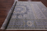 Geometric Persian Mamluk Hand Knotted Wool Rug - 10' 1" X 14' 1" - Golden Nile