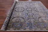 Geometric Persian Mamluk Hand Knotted Wool Rug - 8' 11" X 12' 1" - Golden Nile