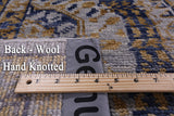 Geometric Persian Mamluk Hand Knotted Wool Rug - 8' 11" X 12' 1" - Golden Nile