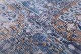 Geometric Persian Mamluk Hand Knotted Wool Rug - 9' 1" X 11' 9" - Golden Nile