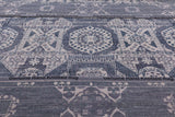 Grey Geometric Persian Mamluk Hand Knotted Wool Rug - 12' 2" X 15' 2" - Golden Nile