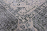 Ivory Geometric Persian Mamluk Hand Knotted Wool Rug - 9' 2" X 11' 11" - Golden Nile