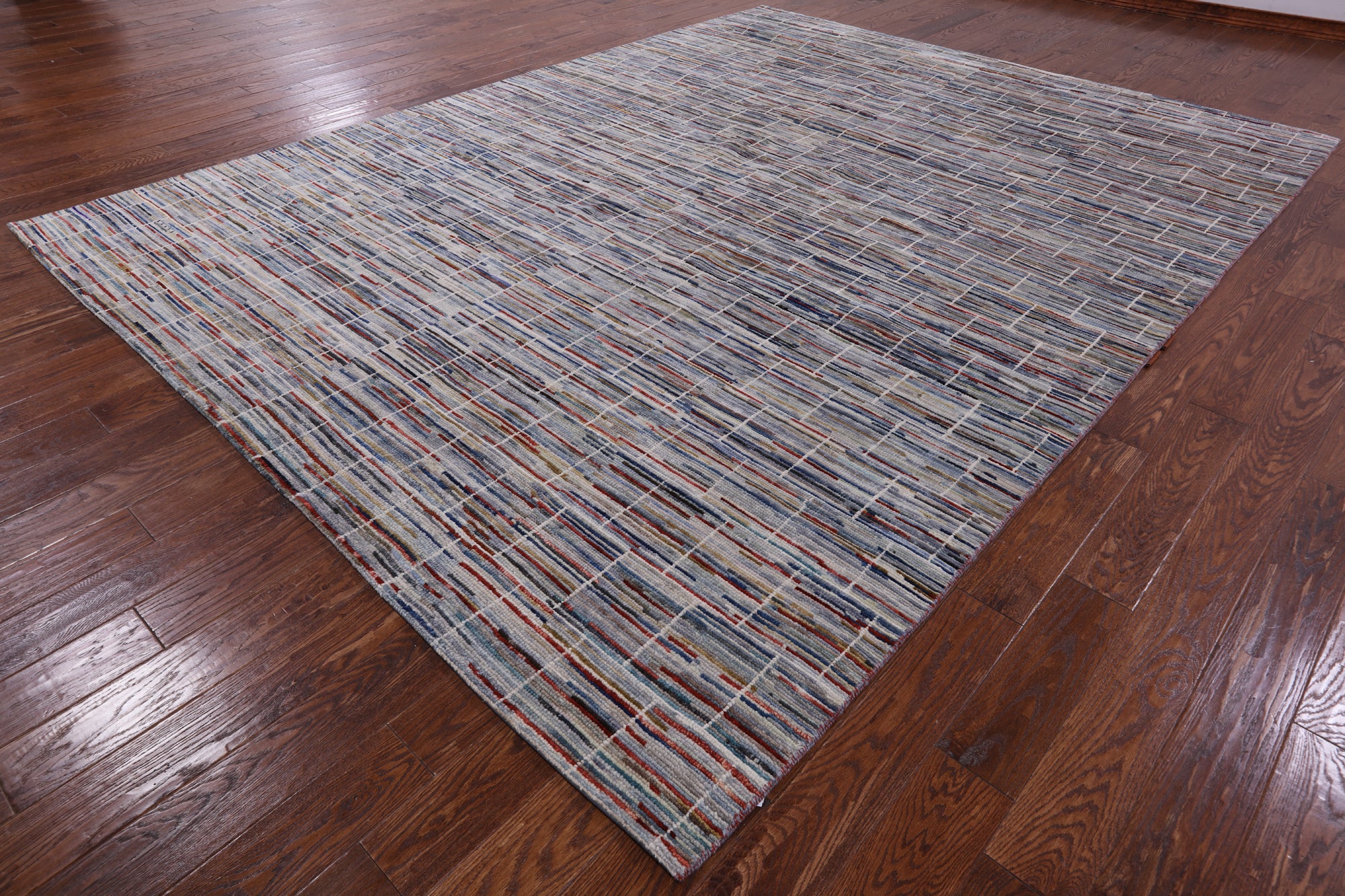 Persian Gabbeh Hand Knotted Wool Rug - 8' 11" X 11' 8" - Golden Nile