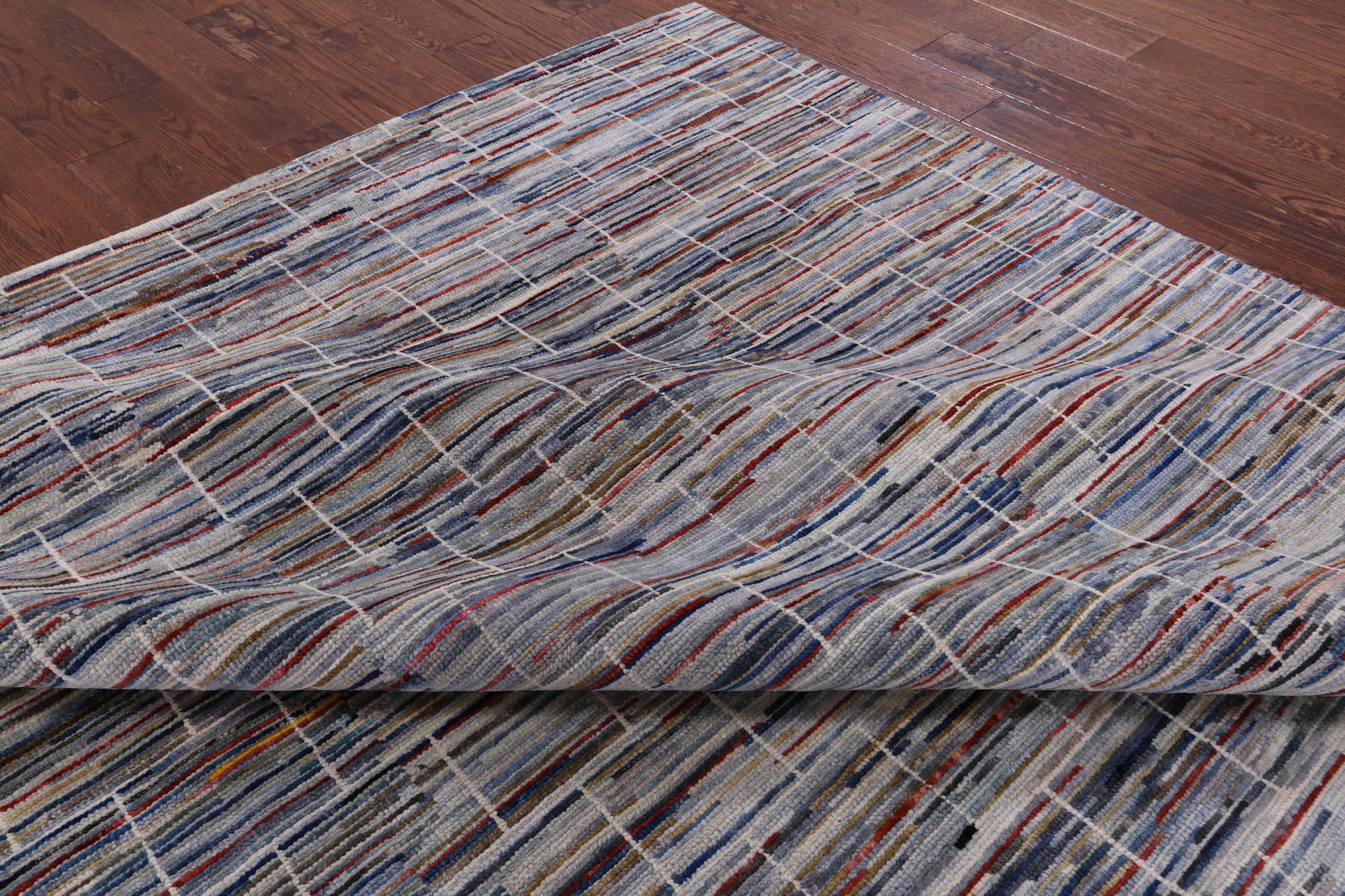 Persian Gabbeh Hand Knotted Wool Rug - 8' 11" X 11' 8" - Golden Nile