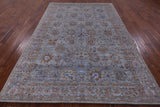 Grey Persian Hand Knotted Wool & Silk Rug - 6' 0" X 9' 0" - Golden Nile