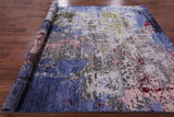 Modern Hand Knotted Wool & Silk Rug - 8' 0" X 10' 0" - Golden Nile