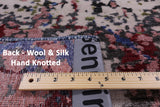 Modern Hand Knotted Wool & Silk Rug - 8' 0" X 10' 0" - Golden Nile
