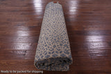 Grey Abstract Modern Hand Knotted Wool & Silk Rug - 8' 2" X 10' 0" - Golden Nile