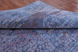 Contemporary Hand Knotted Wool & Silk Rug - 7' 11" X 9' 10" - Golden Nile