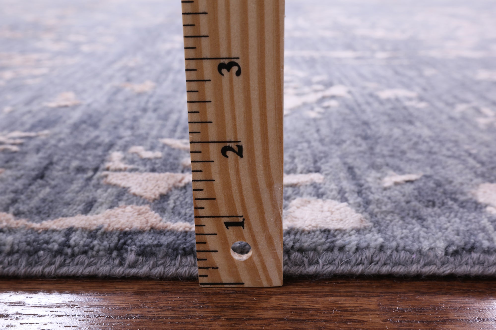 Grey Contemporary Hand Knotted Wool & Silk Rug - 7' 11" X 9' 8" - Golden Nile