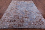 Modern Handmade Wool & Silk Rug - 7' 10" X 10' 4" - Golden Nile