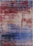 Abstract Contemporary Handmade Wool & Silk Rug - 8' 10" X 12' 7" - Golden Nile