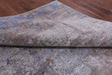 Modern Handmade Wool & Silk Rug - 9' 0" X 12' 0" - Golden Nile