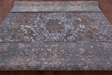Modern Handmade Wool & Silk Rug - 9' 1" X 12' 2" - Golden Nile