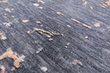 Modern Handmade Wool & Silk Rug - 9' 1" X 12' 2" - Golden Nile