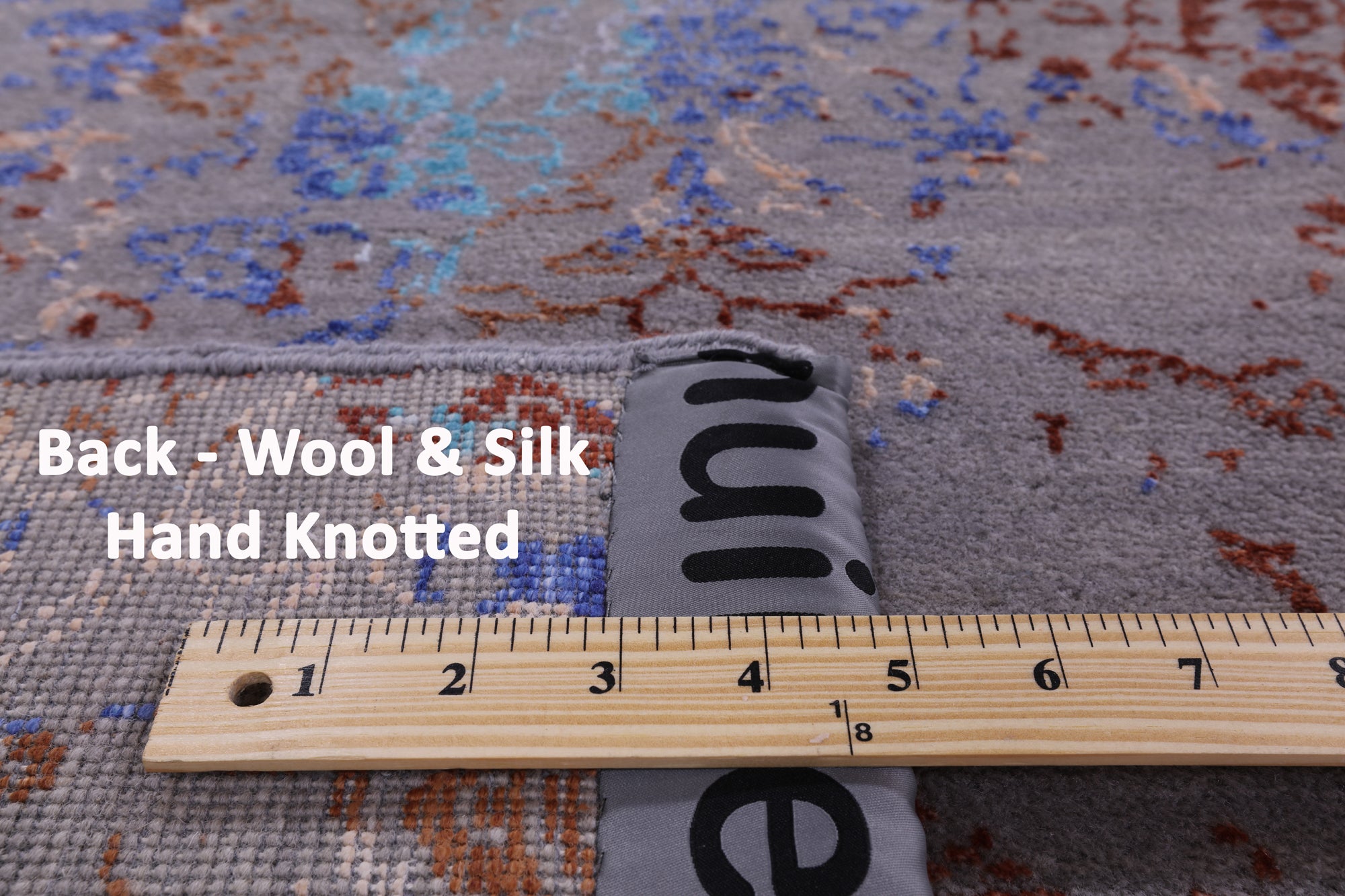Modern Handmade Wool & Silk Rug - 8' 10" X 12' 9" - Golden Nile