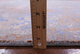 Modern Handmade Wool & Silk Rug - 8' 10" X 12' 9" - Golden Nile
