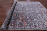 Grey Modern Handmade Wool & Silk Rug - 9' 11" X 13' 11" - Golden Nile