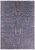 Grey Persian Ziegler Hand Knotted Wool & Silk Rug - 10' 1" X 14' 6" - Golden Nile