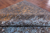 Modern Hand Knotted Wool & Silk Rug - 7' 11" X 10' 1" - Golden Nile